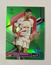 Dominik Szoboszlai 2022-23 Topps Finest UEFA Club Competition Green Parallel /99