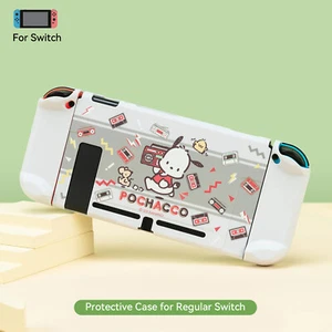 GeekShare X Sanrio Protective Case for Nintendo Switch/OLED Pochacco Card Slots - Picture 1 of 33
