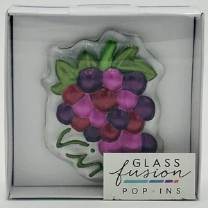 Demdaco Glass Fusion Pop Ins Vino Grapes New Mint in Box - Picture 1 of 6