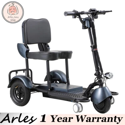 Scooter de movilidad de viaje ligero de 3 ruedas 30 millas 350 W 3 velocidades 220 lb capacidad Foto 1 de 4