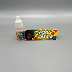 Tasty Puff Jungle Juice Tropfen Flasche 0,25 Unzen & 1 Packung 1 1/4 Blättchen - Bild 1 von 1