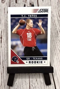 2011 Score Scorecard Houston Texans Football Card #392 T.J. Yates - Picture 1 of 4