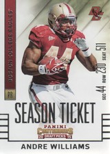 2015 Panini Contenders Draft Picks #9 Andre Williams Boston College Eagles