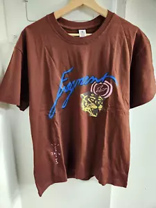 Camiseta Travis Scott X Cactus Jack For Fragment Icons Marrón Algodón S/M/L/XL - Imagen 1 de 9
