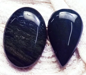 Certified Natural Green Jasper Total 87.65 Ct 2 Pieces Loose Gemstones - Picture 1 of 6