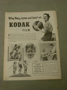 Kodak Film 1953 Vintage 14" X 12" Original UK Advert - Picture 1 of 1