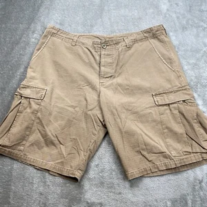 Patagonia Shorts Men's 38 Tan Organic Cotton Cargo Pockets Button Fly Outdoor - Picture 1 of 12
