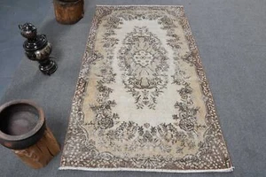 Moroccan Rug, Turkish Rug, Oriental Rug, Vintage Rug, 3.5x6.7 ft Accent Rug - Picture 1 of 6