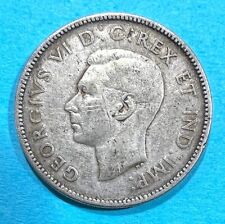 1945 - Canada-  25 Cents Silver Coin 