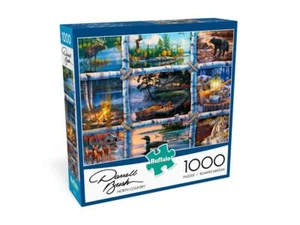Rompecabezas Buffalo; North Country; arte de Darrell Bush; 1000 piezas - Imagen 1 de 2