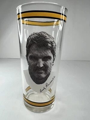 Andy Russell Drinking Glass Pittsburgh Steelers Arby's Collection 1976 - Image 1 of 4