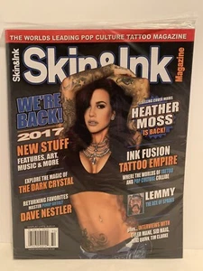 Skin & Ink July 2017 Heather Moss Lemmy Sid Haig The Dark Crystal Stan Lee New - Picture 1 of 2