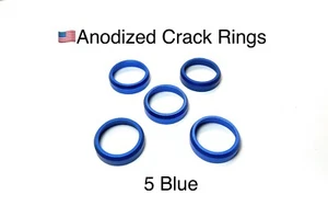 🇺🇸Duck Call Crack Rings (Olt style) Duck Calls 5 Blue - Picture 1 of 5