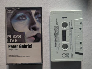 PETER GABRIEL Plays Live ORIGINAL 1983 US First Press Cassette Tape Kate Bush - Picture 1 of 3