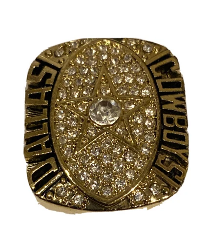 Troy Aikman - 1992 Dallas Cowboys Super Bowl Gold Color Ring Cover