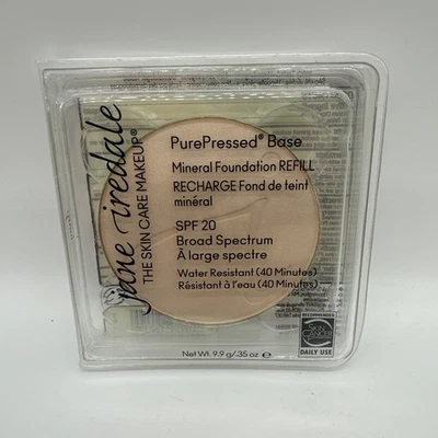 Jane Iredale PurePressed Base Mineral SPF 20 “Ivory” REFILL - New - Image 1 of 3