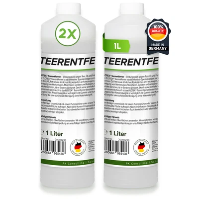 Flotex® Professional Tar Remover Car 2x1L Dissolves Tar Bitumen Grease Tree Resin Remover - Image 1 of 4