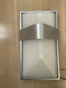 George Kovacs P1236-066-L Wedge Silver LED Outdoor Wall Light- For Parts Or Fix - Picture 1 of 7