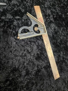 De colección Stanley 12" inglete deslizante regla cuadrada ajustable***69-20 - Imagen 1 de 7