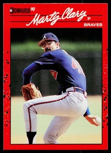 1990 Donruss - Marty Clary #381 - Atlanta Braves - Picture 1 of 2