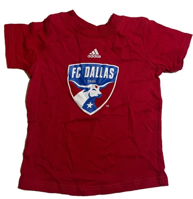 Camiseta Adidas FC Dallas MLS niño pequeño - talla 4T - roja con escudo del equipo Foto 1 de 3