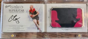 2021 SELECT SUPREMACY Superstar Signature Patch Booklet CLAYTON OLIVER Melbourne - Picture 1 of 2