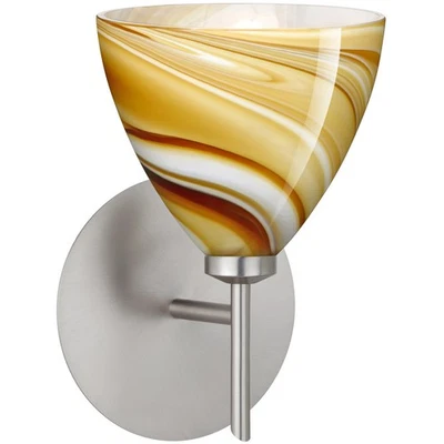 Besa Lighting 1SW-1779HN-SN Mia Wall Sconce Satin Nickel - Image 1 of 2