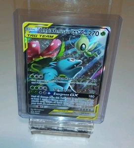 Celebi & Venusaur GX SM167 MP Sun & Moon Holo Pokemon TCG - Picture 1 of 2