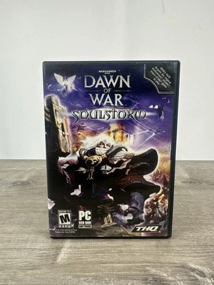 Warhammer 40000 Dawn of War Soulstorm PC Computer Game Windows w/ Manual - Image 1 of 3