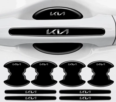 8Pcs Car Door Bowl Handle Anti-scratch Protection Sticker Accessories For KIA - Изображение 1 из 4