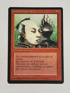 MTG Eternal Warrior (Spanish 4th Edition (BB)/Red/C) - BGM - Picture 1 of 2