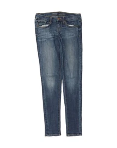 MOSSIMO Womens Low Waist Skinny Jeans US 0 XS W25 L30 Blue Cotton DC37 - Picture 1 of 3