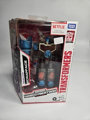 NUEVO* Figura Hasbro Transformers War For Cybertron Siege Netflix Scrapface 2020 Foto 1 de 4