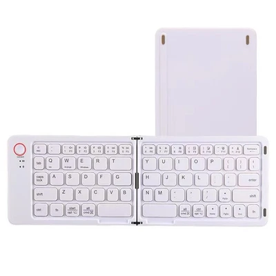 Tragbare USB-C Wiederaufladbare Ultra Slim Faltbare Tastatur Kompatibel Bluetooth - Bild 1 von 4