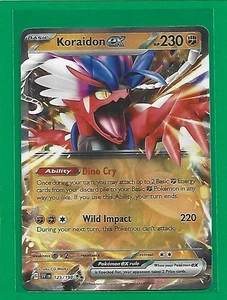Pokémon TCG Scarlet & Violet Koraidon ex #125/198 Double Rare - Picture 1 of 2