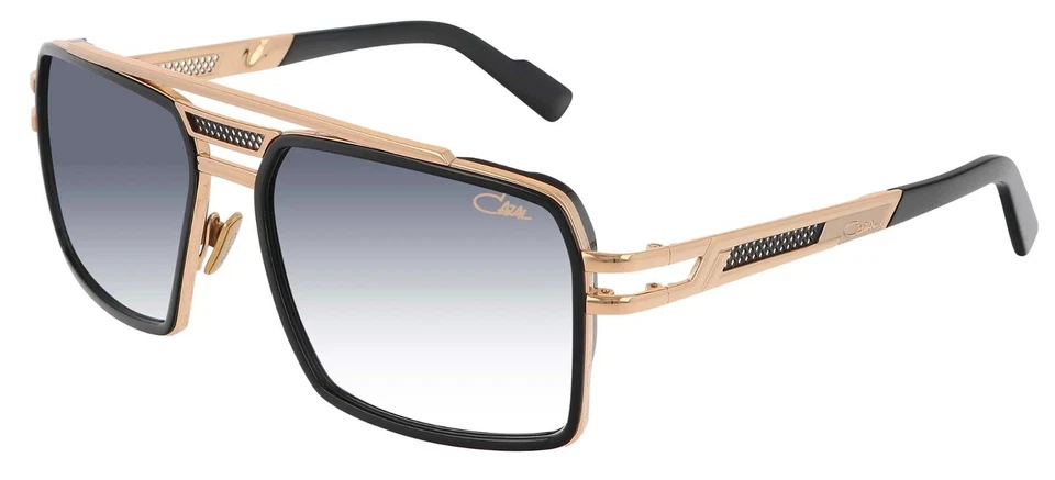 CAZAL 6033/3 Black And Gold/Grey Shaded (001) Sunglasses