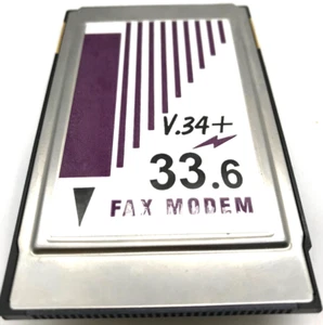 Modèle de carte PC fax/modem ActionTec DataLink 33,6K PCMCIA : FM336SK #WL90 - Photo 1/4