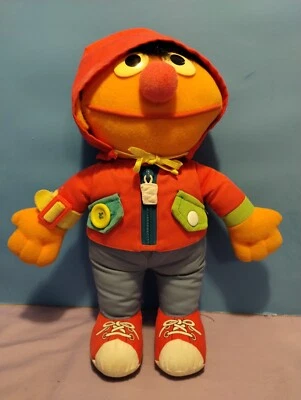 Juguete de aprendizaje de peluche DRESS ME UP ERNIE PLAYSKOOL Sesame Street DRESS ME UP 1989 versión de colección Foto 1 de 4