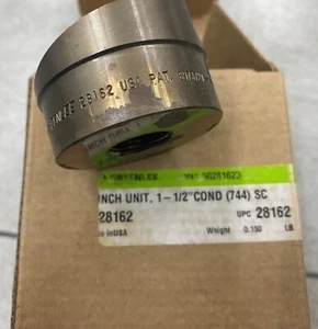 Greenlee 28162 SLUG SPLITTER 1-1/2" Conduit Size Punch - Picture 1 of 2