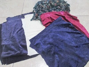 Lot of 19 Velvet fabric squares 12” X 12” - Picture 1 of 1