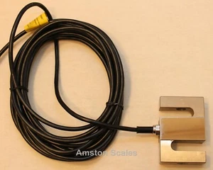 NEW 1,500 LB S-TYPE LOAD CELL MIXING RIGGING TESTING PULLING PULL SAFETY SCALE - Picture 1 of 3
