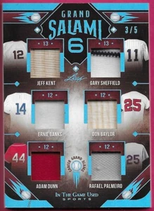 2022 Leaf ITG Used Sports KENT / SHEFFIELD / BANKS / BAYLOR / DUNN ++ Relics 3/5 - Bild 1 von 2