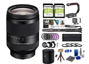 Sony FE 24-240mm f3.5-6.3 OSS E mount + Filter Set + Stabilizing Grip PRO Bundle - Picture 1 of 8