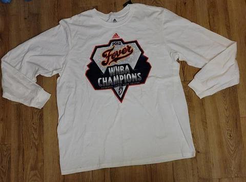 Indiana Fever 2012 WNBA Champions Longsleeve Locker Room Shirt size-2XL NWT Cover