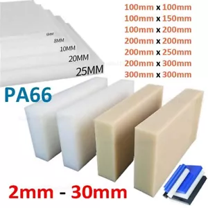 Nylon Strangpressplatte 2 mm - 30 mm stark Technikmaterial Neu Kunststoffplatte - Bild 1 von 19