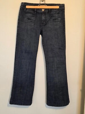 See Thru Soul Flare Womens Blue Denim Jeans Size 32 Waist Flat Front - Image 1 of 4