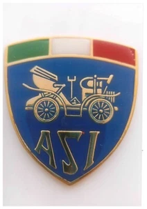 163 replica TARGA TARGHETTA ASI CAR BADGE STEMMA LOGO TARGA BORCHIA - Picture 1 of 1