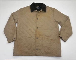 Abrigo de Caza De Colección Polo Ralph Lauren Acolchado Envejecido Granero Talla L - Imagen 1 de 13