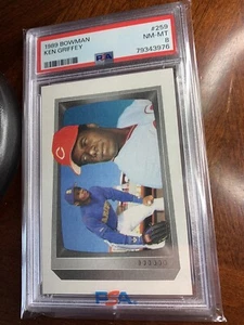 1989 Bowman #259 Ken Griffey Sr & Jr. Vater & Sohn PSA 8 NM-MT - Bild 1 von 2