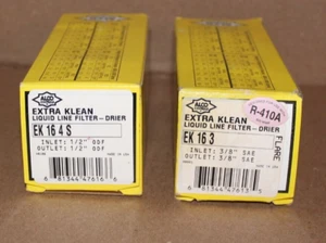 LOT OF 2 Emerson Flow Controls Liquid Line Filter-Drier EK-164S & EK-163S - Picture 1 of 3